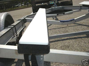 extra Wide bunk slides, guide-ons, trailer bunk glide ons.