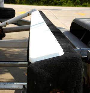 Wide bunk slides, guide-ons, trailer bunk glide ons.